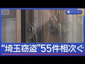 一夜で8軒が被害に…埼玉で“連続窃盗”犯行に「3つの共通点」【スーパーJチャンネル】(2025年11月17日)