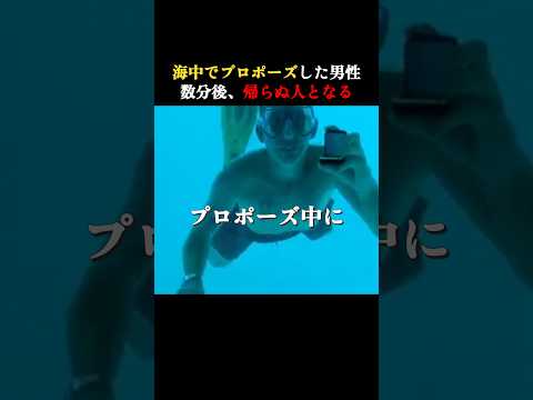 プロポーズ後、帰らぬ人に #恐怖 #事件 #ニュース