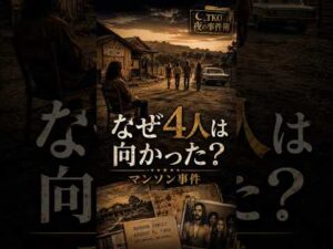 マンソン事件｜なぜ彼は、自分の手を下さずに人を動かせたのか？｜夜の事件簿 #5