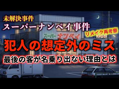 八王子スーパーナンペイ事件『犯人の想定外のミス』