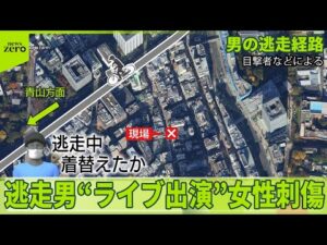 【事件】逃走中の男、手袋して犯行か…着替えも？　赤坂“ライブ出演”女性刺傷