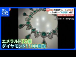 ルーブル美術館の強盗事件 狙われたのは“宝石” 「分解してお金になる唯一の品」鑑定士語る　警備体制の不備指摘も｜TBS NEWS DIG