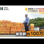 「現物を返して…」農業用コンテナ800個盗難事件 容疑者が出頭 ネットで販売し1万5000円詐取か 熊本（2026年06月17日）