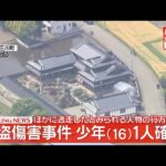 【速報】栃木の強盗傷害事件  現場近くにいた16歳少年1人の身柄を確保