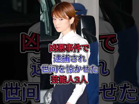 凶悪事件で逮捕され世间を惊かせた芸能人3人 #shorts #fyp #吉澤ひとみ #高樹沙耶