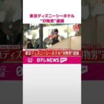 【速報】東京ディズニーシーホテル“刃物男”逮捕  中国籍の男が元同僚に刃物向けたか～千葉県警  #shorts