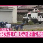 【岩手・紫波町】路上で女性死亡…ひき逃げ事件として捜査