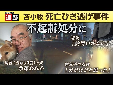 追跡!5年前の死亡ひき逃げ事件 「犬をひいたと思った」運転手の女性が不起訴に 無念の遺族は?