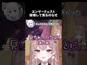 エンダーチェスト破壊事件 with なの&ゆめみ