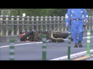バイクの男性死亡　近くにはシカも　ひき逃げ事件で警察が捜査　群馬・渋川市(2026年4月29日)