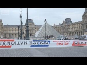 パリ・ルーブル美術館で強盗事件　わずか7分で犯行…ナポレオンらコレクション強奪か(2025年10月19日)